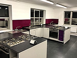 Food tech room after refurbishment