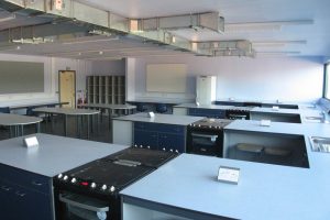 Food technology classroom design Chislehurst and Sidcup School