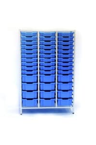 Blue large 54 tray storage