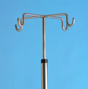 IV Pole with Quad hook