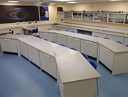 School science laboratory furniture Cheltenham College