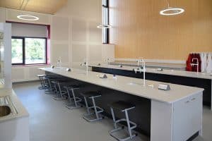 Charterhouse school science lab practical area.