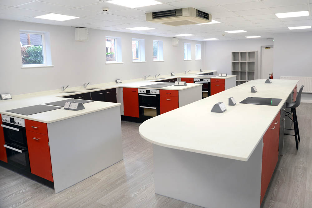 Food technology room design St Georges School Ascot