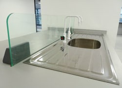 Laboatroy Sink and Taps for research, industrial, university and medical laboratories.