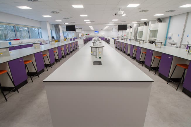 Lab design for York University laboratory.