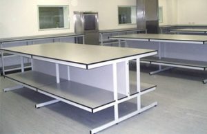 Healthcare laboratory tables Klick Laboratories