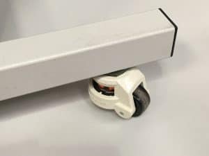 lockable levelling castors for research, industrial, university and medical laboratories.