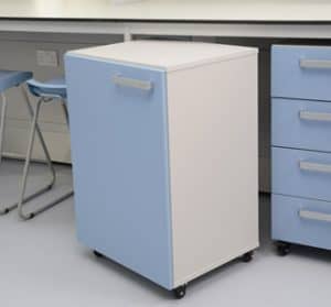 Klick Technology laboratory mobile cupboards