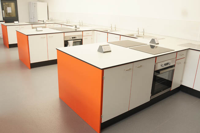 Food Technology Furniture at the Lakes School, Cumbria