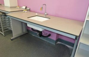 Special needs furniture for schools - Science laboratory adjustable height furniture