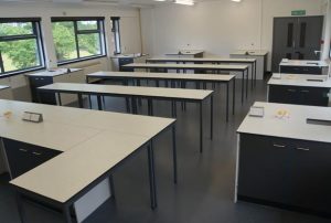 School Science Lab Furniture - Beverley Grammar School
