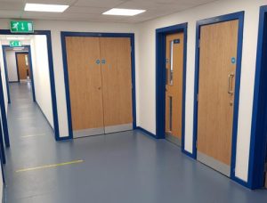 New circulation space in Leasowes School science block