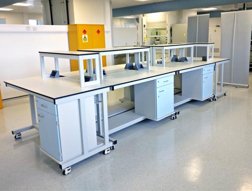 Mobile Laboratory Benches for Science Park