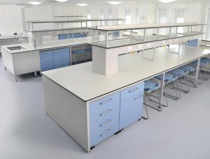 Lab furniture design for University of Kent
