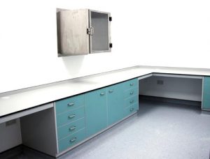 Laboratory furniture fitted for Hologic, Manchester