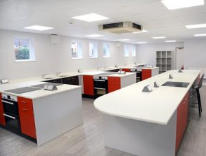 Food Technology Room Design - St Georges School Ascot