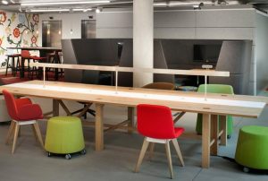 Breakout furniture for laboratory workplaces