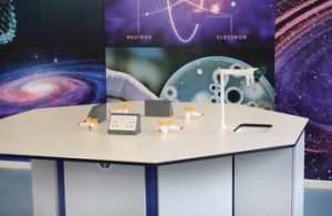 royal school science laboratory furniture otagonal pod for practical work