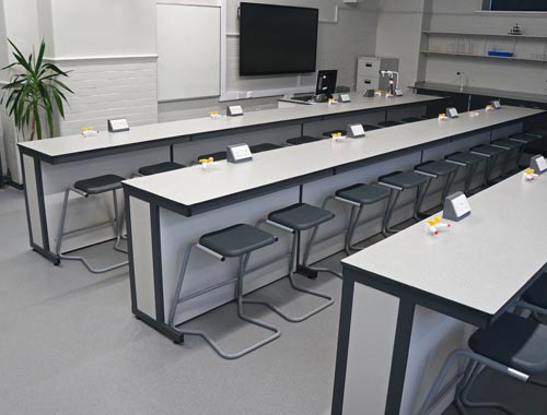 school laboratory refurbishment for bacup and rawtenstall grammar school