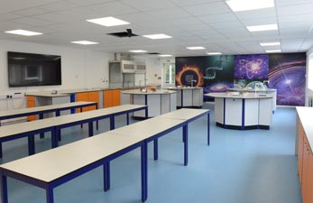 science lab refurbishment for royal school haslemere