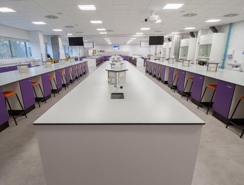 furniture for university of york practical lab