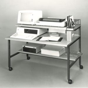 photo of computer trolley