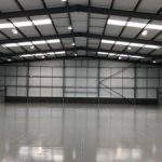 deeside empty warehouse before lab refurbishment