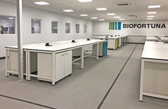 completed lab construction for biofortuna