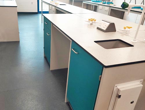 refurbishment of science lab for ysgol bryn elian