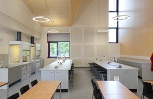 architectural details in charterhouse school laboratory