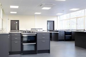air conditioning & heating unit for food technology room refurbishment