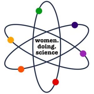 women doing science logo
