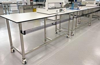 lab furniture stainless steel frame