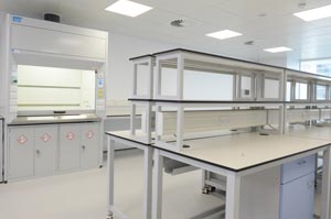 chemical resistant science lab furniture