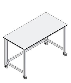 klick robust mobile laboratory table