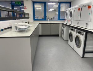 wash testing area - refurbished lab