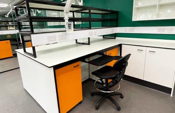 pull out keyboard for laboratory