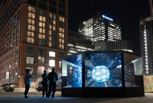captivating science festival light sculpture