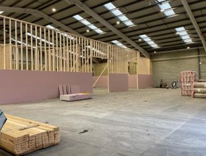 partitioning for laboratory facility fitout