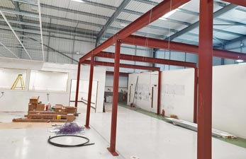 mezzanine design for lab project