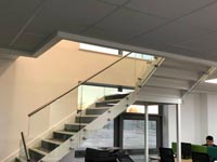 mezzanine designed for lab facility