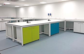 modular mobile laboratory cabinet design