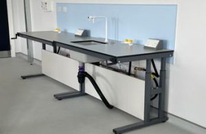 dda science lab bench design