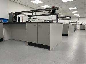 reconfigured textiles laboratory fit out