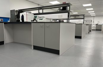 reconfigured textiles laboratory fit out