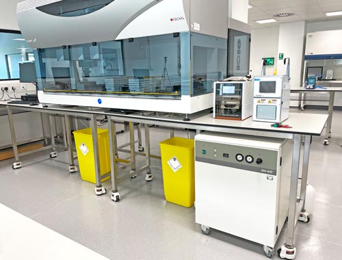 robust mobile lab workstation design