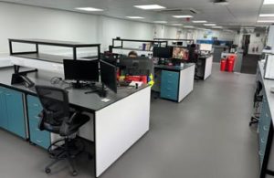 completed lab fitout for bevie