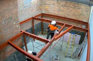 mezzanine for lab refurbishment project