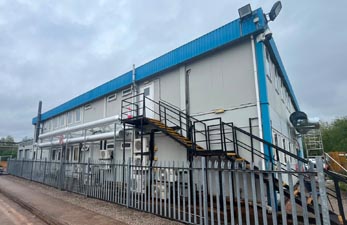 portable cabin lab refurbishment project