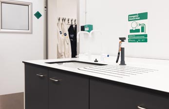 trespa worktop for analytical lab